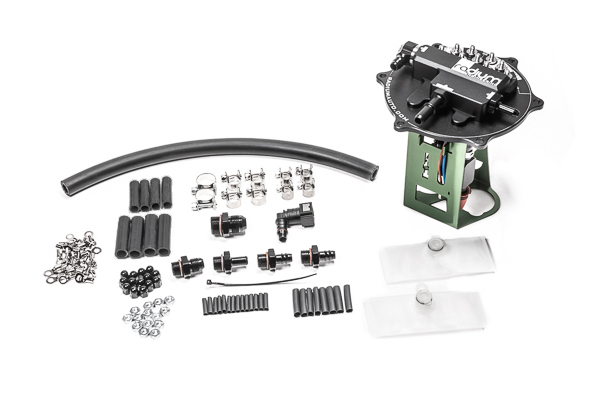Radium Engineering — Radium Engineering Mitsubishi EVO 7/8/9 Fuel Hanger Fits AEM 50-1220 / DW440 - Pumps Not Included - view 3